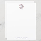 Papier voor persoonlijk Logo op basis van nimestis (Voorkant / Achterkant)