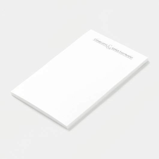 Papier voor persoonlijke paren post-it® notes (Schuin)