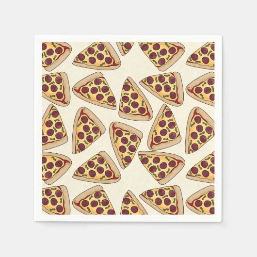 Papier voor pizza's servetten (Voorkant)