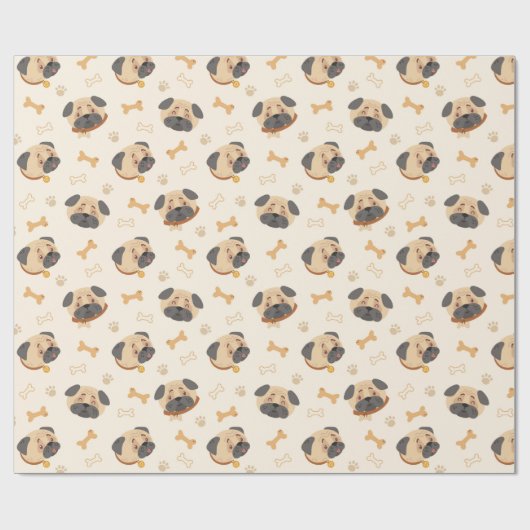 Papier voor puppy Pattern-overvulling (Vlak)