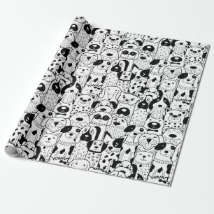 Papier voor puppy Pattern-overvulling