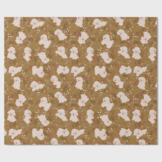 Papier voor puppy Pattern-overvulling (Vlak)