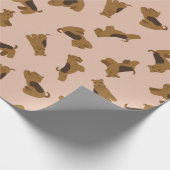 Papier voor puppy Pattern-overvulling (Hoek)