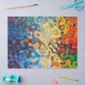 Papier voor regenboogolielekkage (Craft)