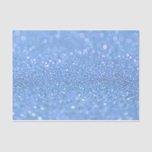 Papier voor robuust blauw glitter-ontwerp (Voorkant)