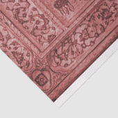 Papier voor rode vogeltapijten (Detail)