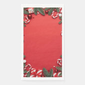 Papier voor roodbruine en suikerklontjes servet (Voorkant)