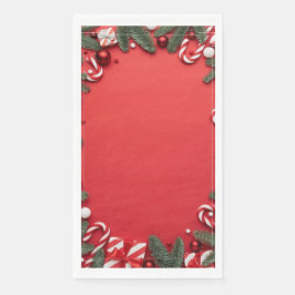 Papier voor roodbruine en suikerklontjes servet