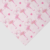 Papier voor roze flamingweefsel (Detail)