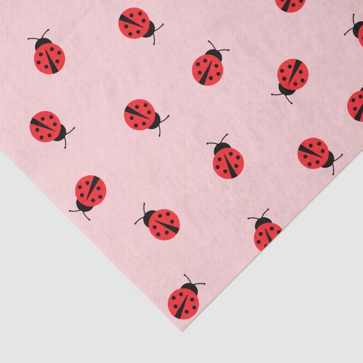 Papier voor roze ladybug (Detail)