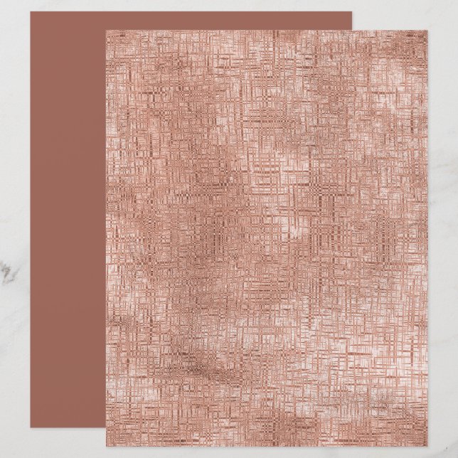 Papier voor roze tan Chestnut Silk (Voorkant / Achterkant)
