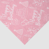 Papier voor roze verjaardag (Detail)