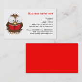 Papier voor schrijfbenodigdheden voor schrijfboeke visitekaartje (Voorkant / Achterkant)