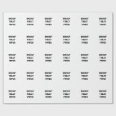 Papier voor snelle opvulling van back-uptoiletten (Vlak)