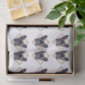 Papier voor stierenhondenweefsel (Geschenk)