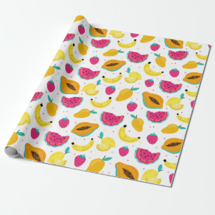 Papier voor tropische opvulling van fruit