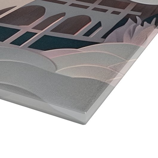 Papier voor tuimelaar Pavilion Landschap Snijplank (Hoek)