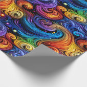 Papier voor verpakkingsdoeleinden gekleurd wervelp (Hoek)