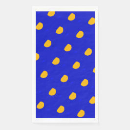 Papier voor verzadigde polka-stippen Napkin Servet