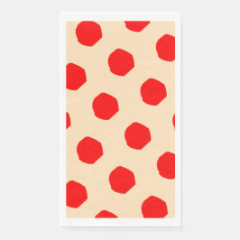 Papier voor verzadigde polka-stippen Napkin Servet