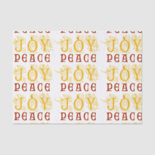 Papier voor vredes- en Joy-weefsel