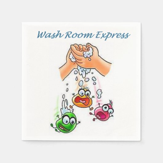 Papier voor wasbakken servet (Voorkant)