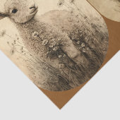  papier voor weefsel van lammeren (Detail)