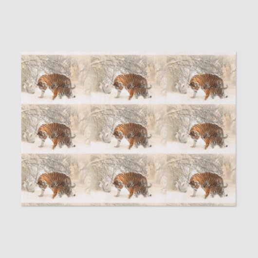 Papier voor wintertigers (Voorkant)