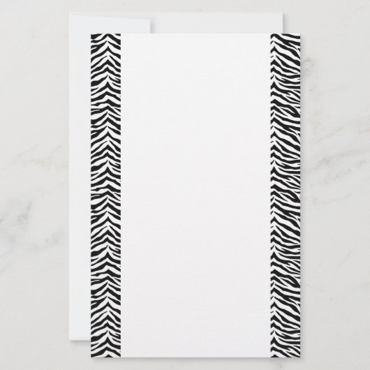 Papier voor Zebra (Voorkant)