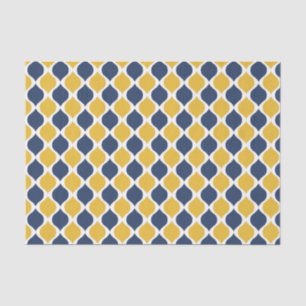 Papier voor zeemacht en geel weefsel