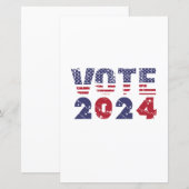 Papier Vote 2024 (Devant / Derrière)
