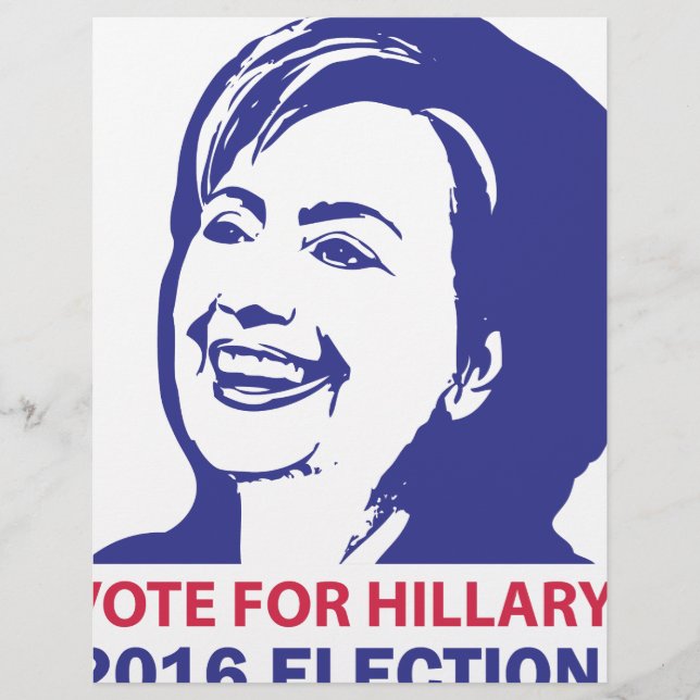 Papier vote hillary clinton 2016 (Devant)