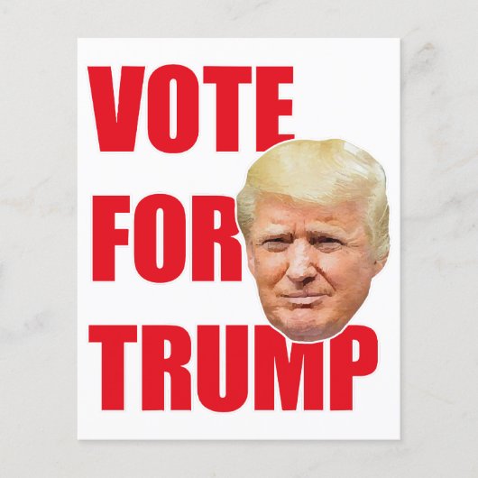 Papier Voter pour Trump (Devant)