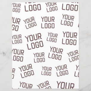 Papier Votre logo de conception ou d'entreprise Placeme