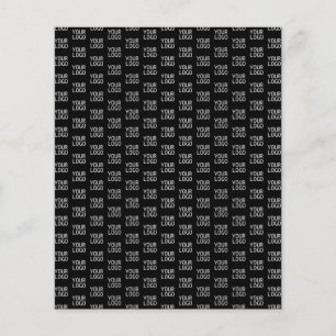 Papier Votre logo d'entreprise Motif demi-étape élégant