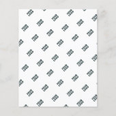 Papier Votre logo simple logo répétitif | Blanc (Devant)