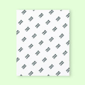 Papier Votre logo simple logo répétitif | Blanc