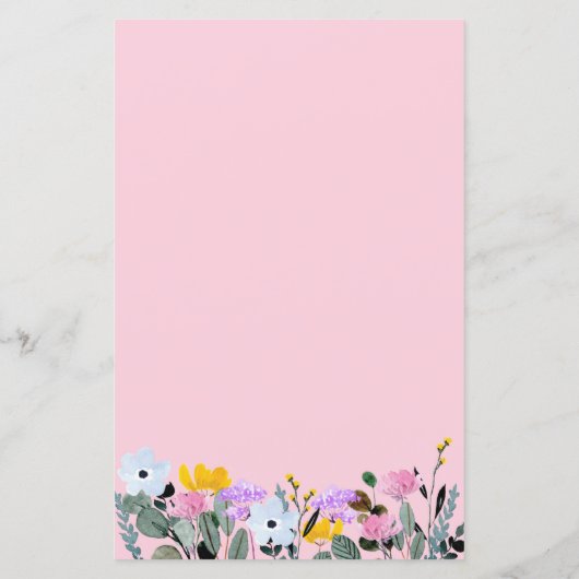 Papier Voudrait-Elle Plutôt Baby shower Fleur sauvage Jeu (Dos)