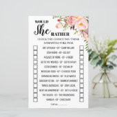 Papier Voudrait-elle plutôt douche anglais espagnol jeu (Debout devant)