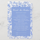 Papier Voudrait-Elle Plutôt Mignonner Quelque Chose Blue (Devant / Derrière)