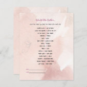 Papier Voudrait-Elle Plutôt Que Fête des mariées Jeu (Devant / Derrière)