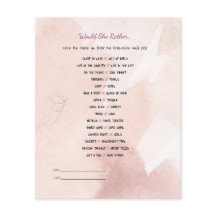 Voudrait-Elle Plutôt Que Fête des mariées Jeu