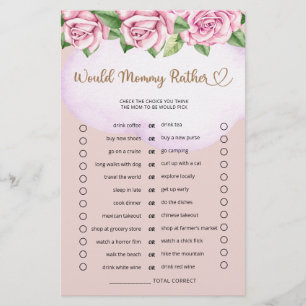 Papier Voudrait Maman Assez Teddy ours Baby shower fille