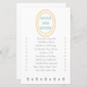 Papier Voudrait Maman Plutôt Aventure Baby shower Jeu (Devant / Derrière)