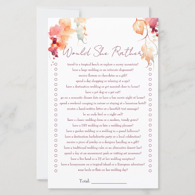 Papier Voulait-elle plutôt le jeu de douche de nage (Devant)