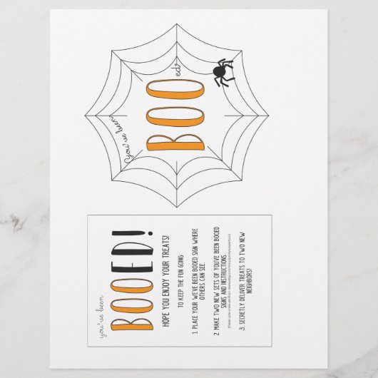 Papier Vous avez été Boo'd Kit (Devant)