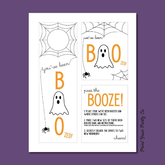 Papier Vous avez été Boozed Kit