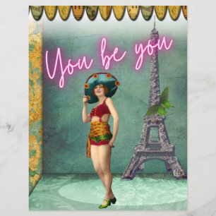 Papier Vous Devez Donner Du Pouvoir À La Pop Art Femme Vi