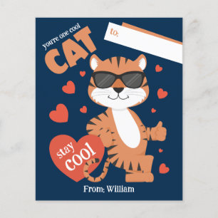 Papier Vous êtes un Cool Chat Enfants Valentine's Day Car