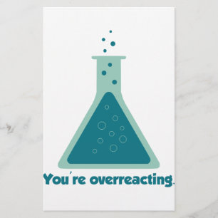 Papier Vous réagissez de manière excessive à la science d